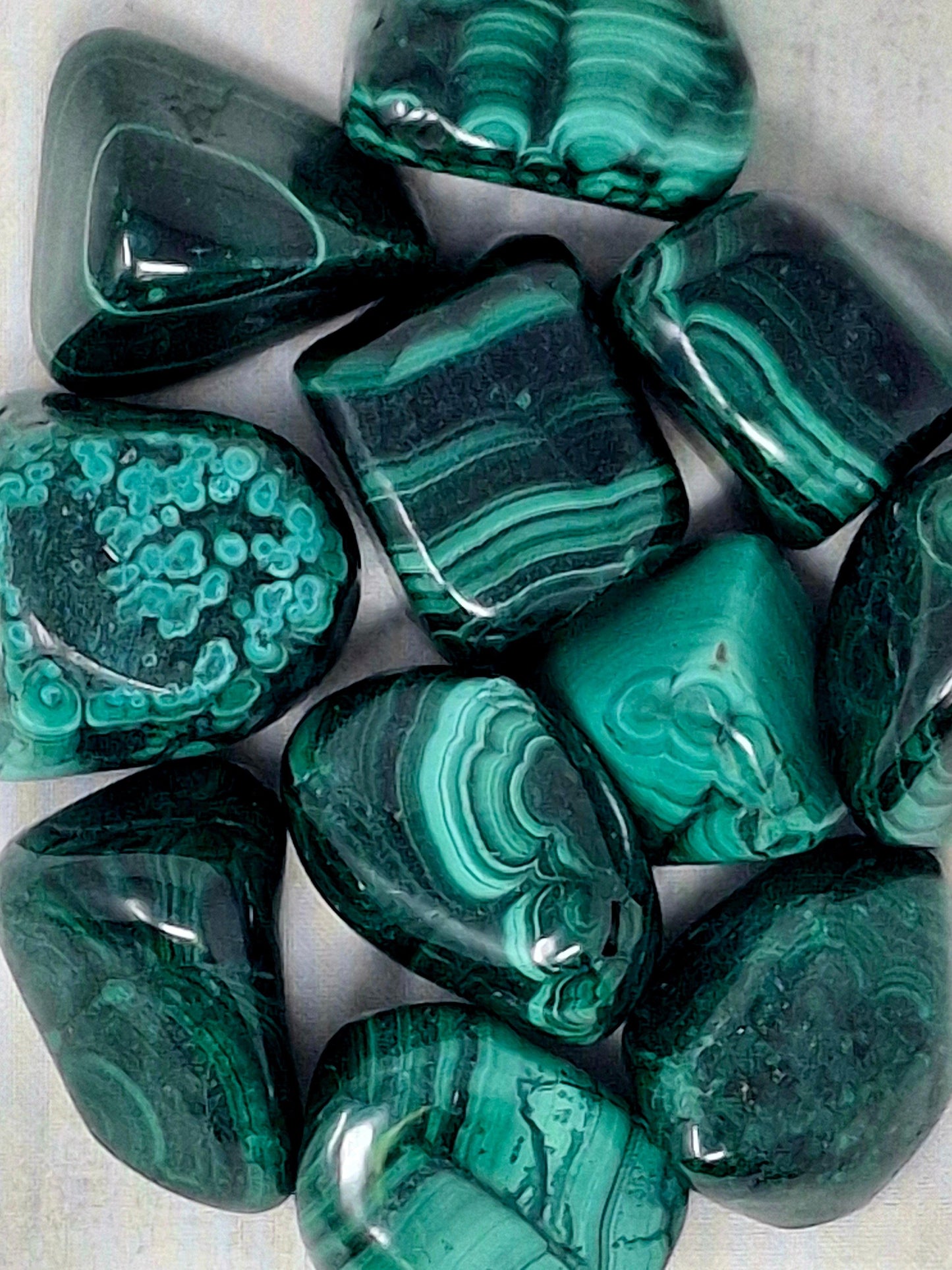 Malachite Tumbled