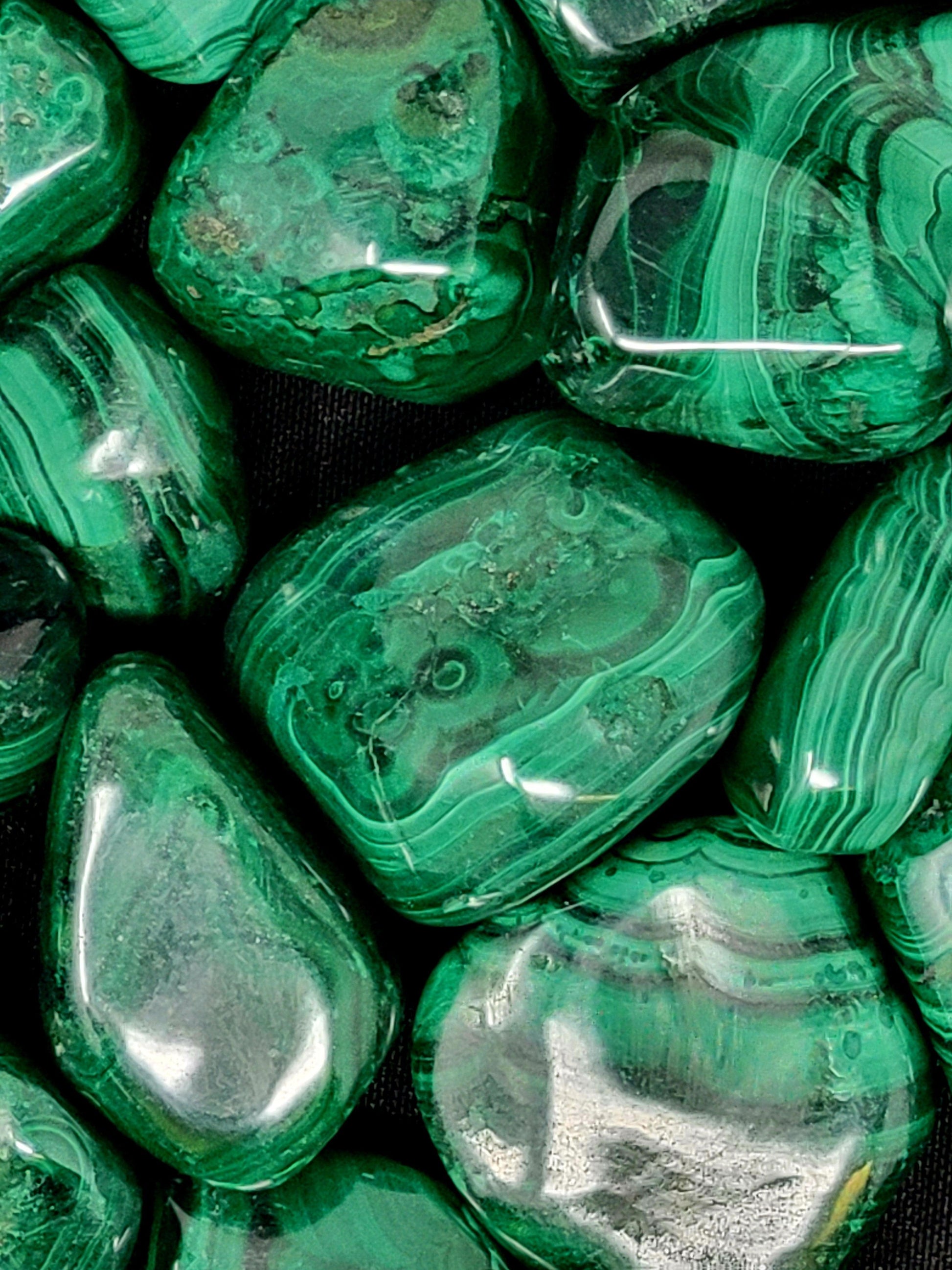 Malachite Tumbled