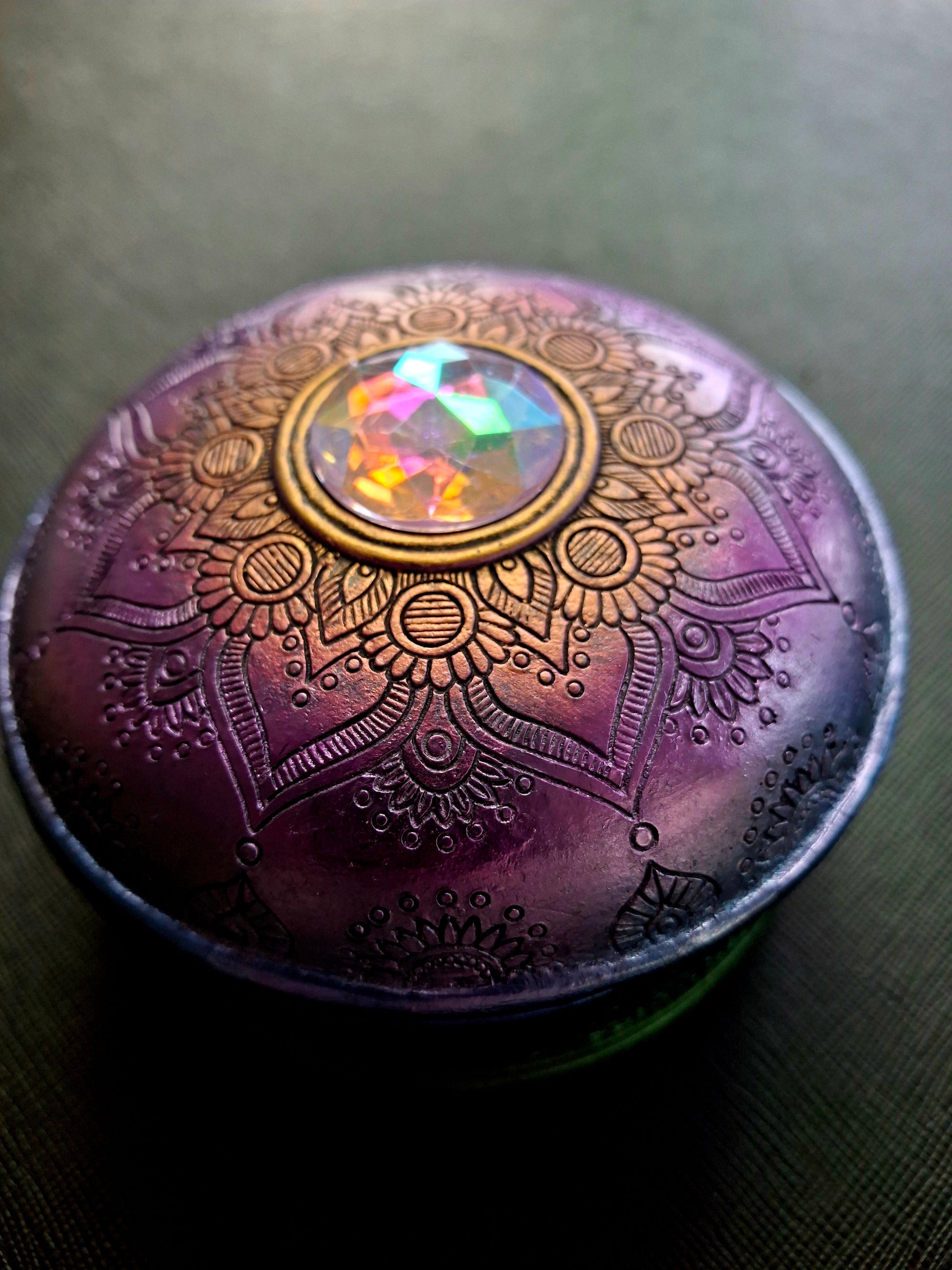Mandala Trinket Box