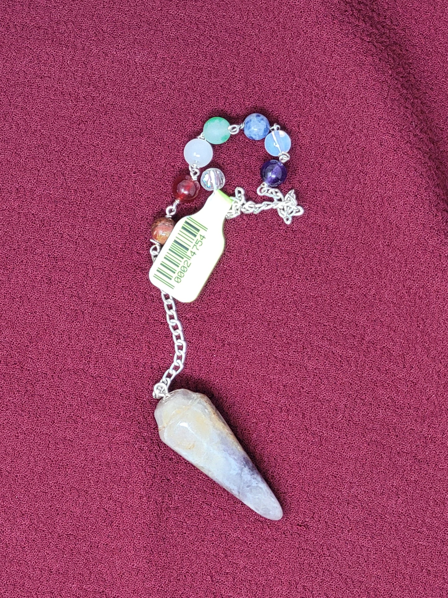 Moonstone Chakra Chain Drop Pendulum