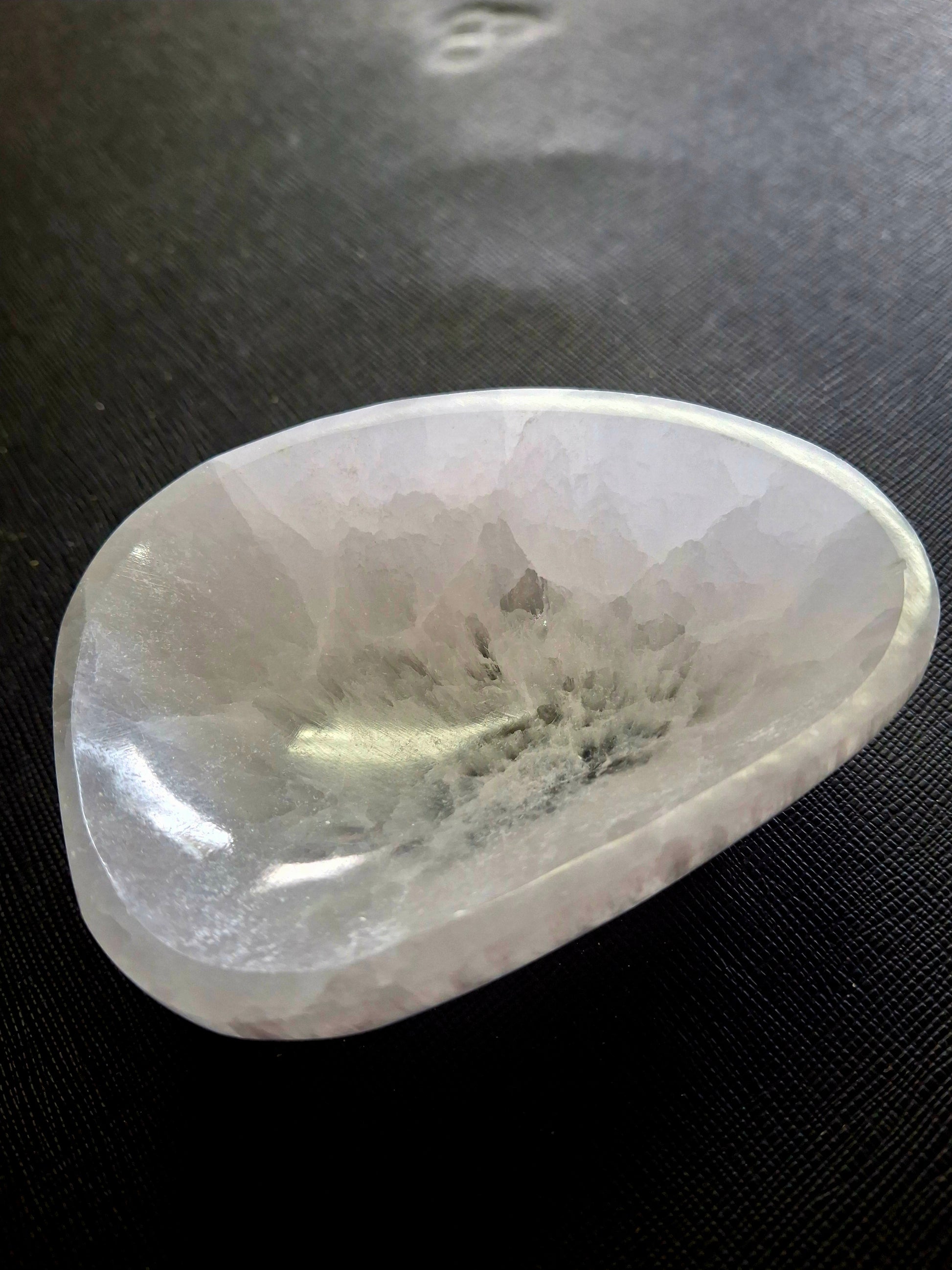 Natural Cut Selenite Altar Bowl 10cm-12cm (4-5") Assorted Shapes