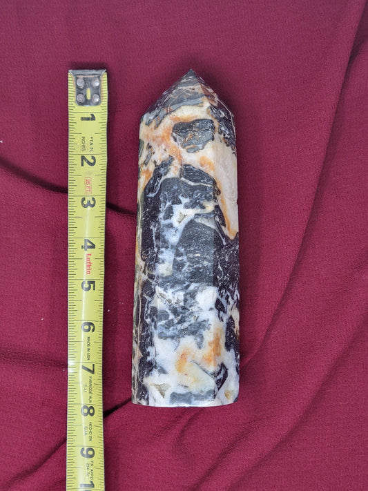 Obelisk - Dendritic Agate With Druze 6-8"