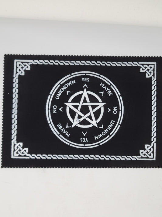 Pendulum Mat Pentagram Circle 8"X12"