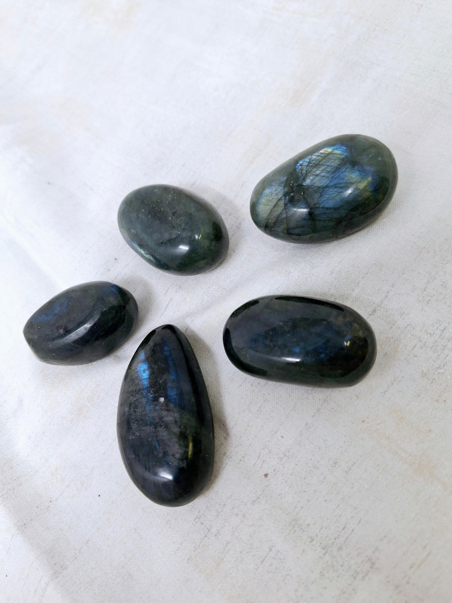 Polished Labradorite Pebbles