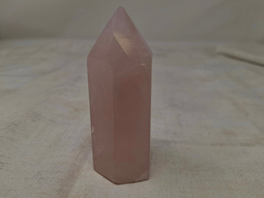 Polished Rose Quartz Point (Medium) AAA