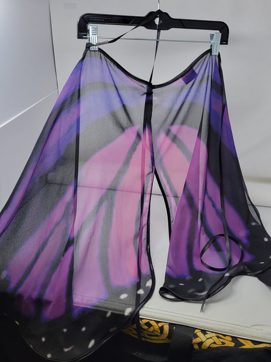 Purple and Pink Butterfly Cape