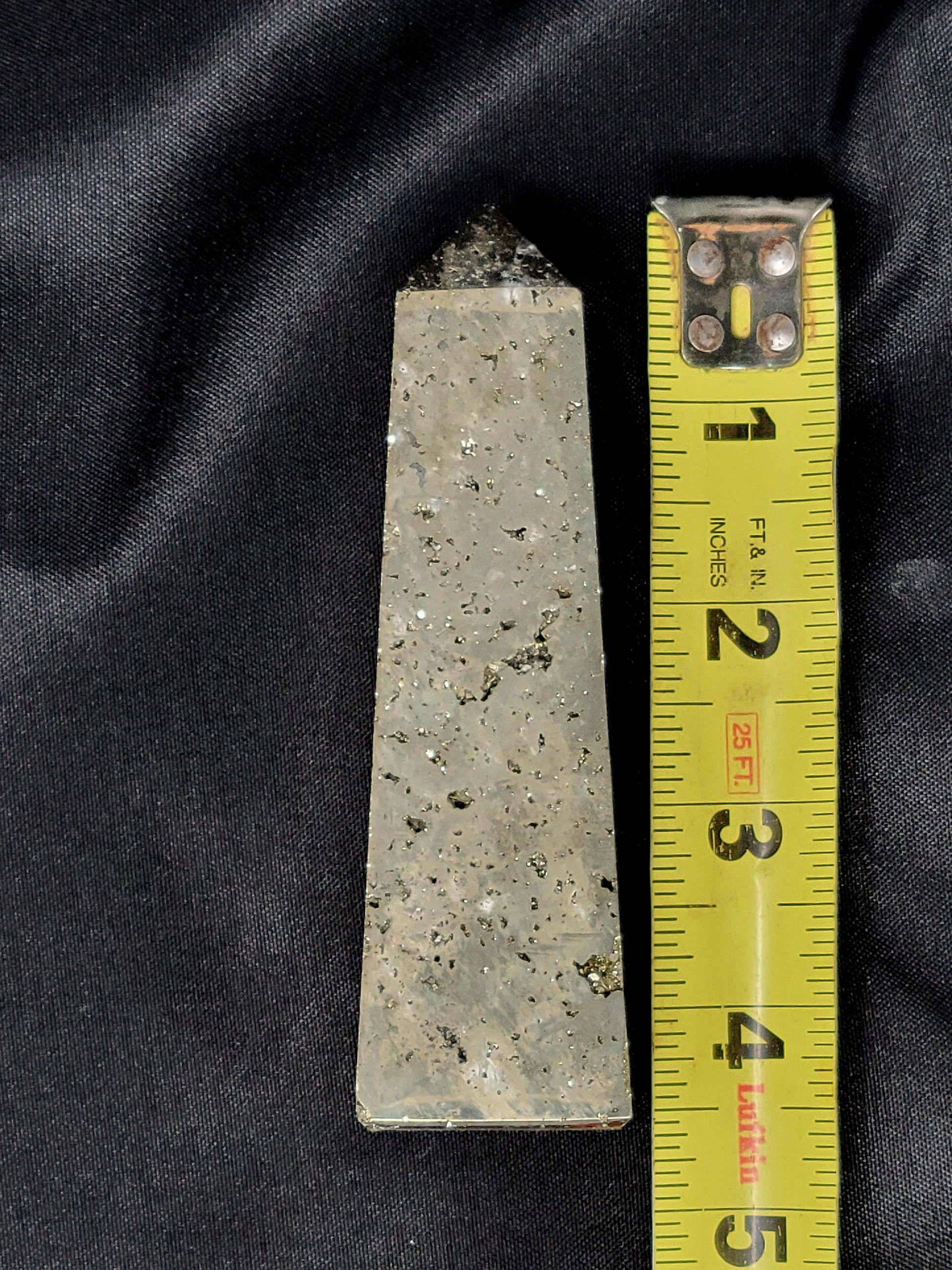 Pyrite Obelisk 5"