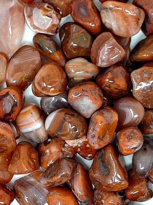 Red Brazilian Agate Tumbled