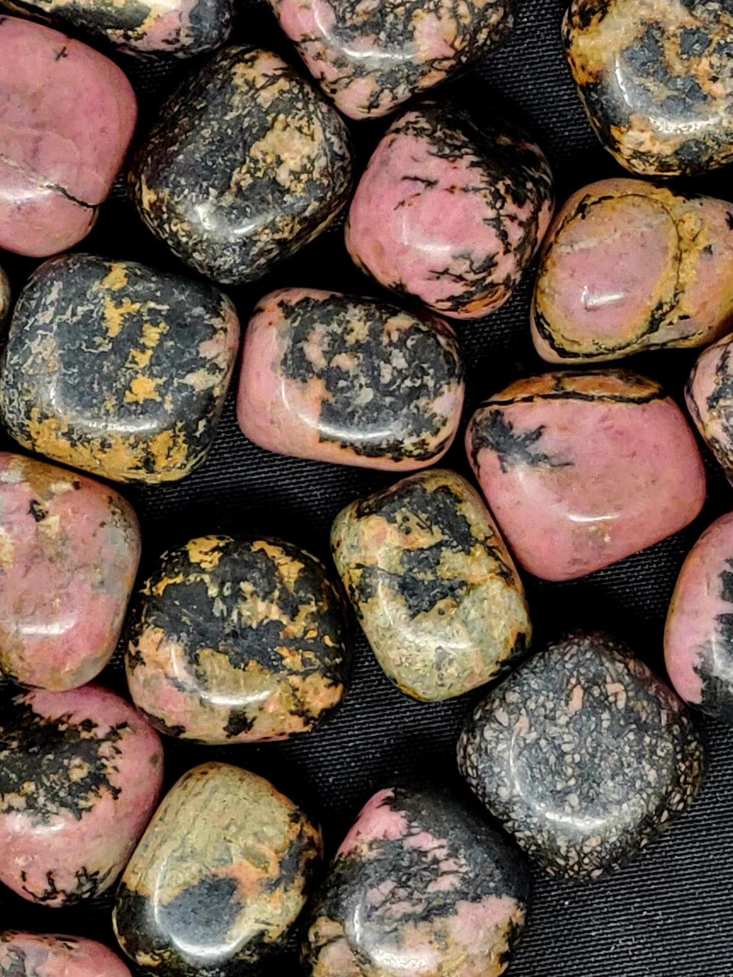 Rhodonite Pink A Grade Tumbled