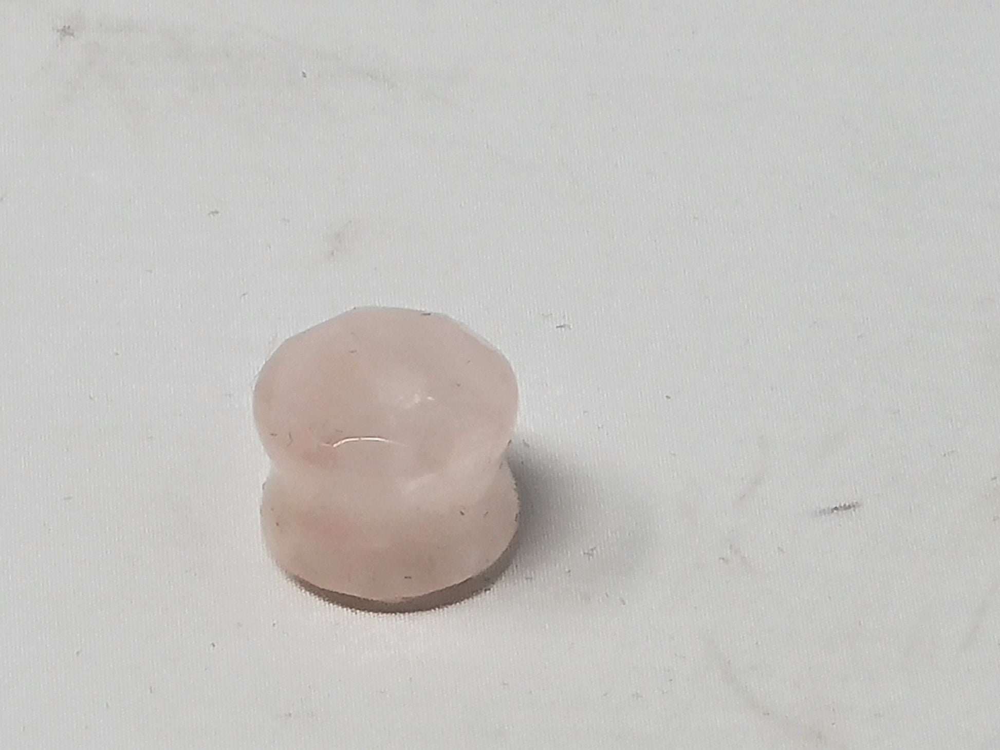 Rose Quartz Plug 4GA 5MM