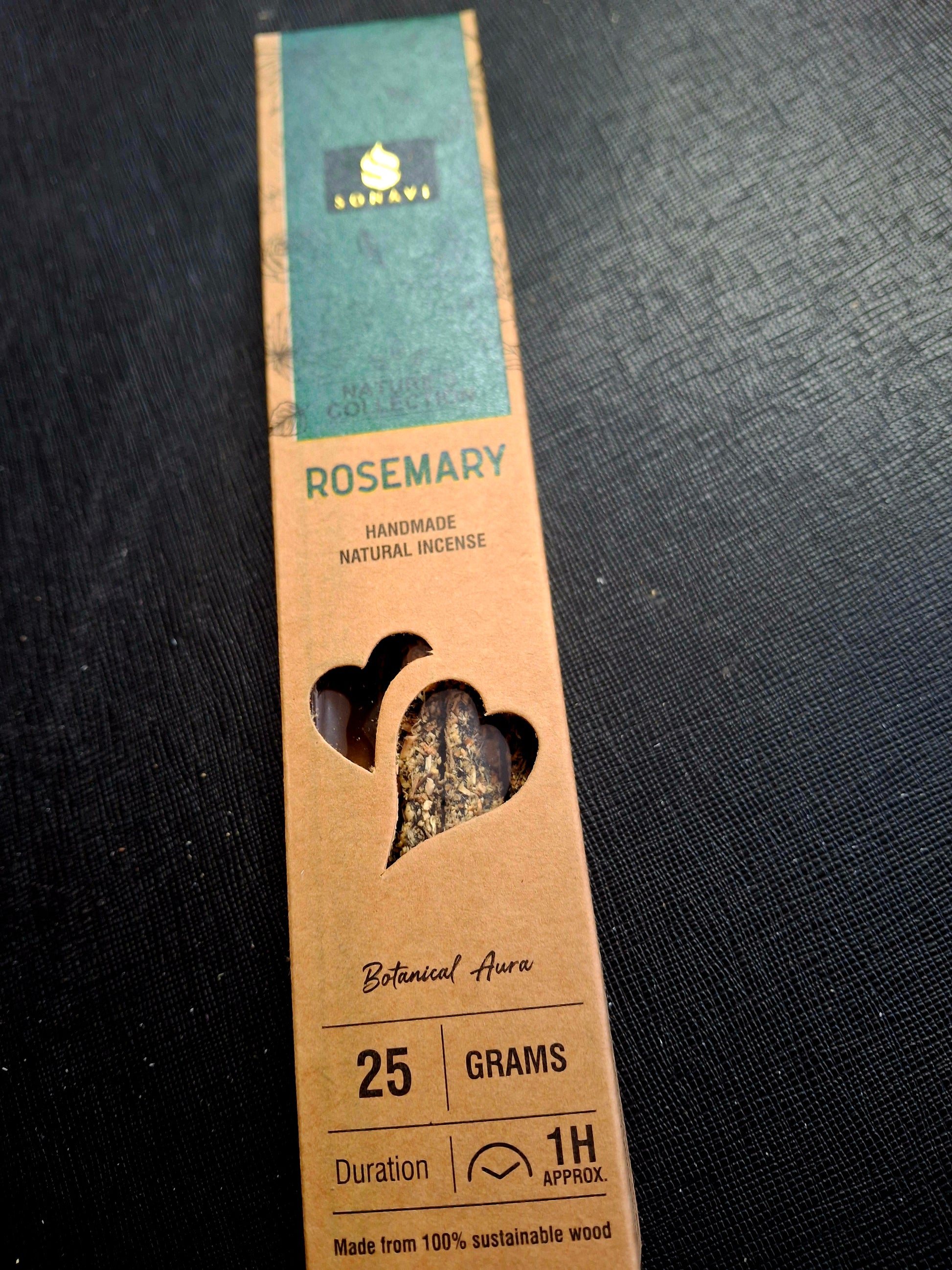 SONAVI - Rosemary Nature's Collection: All Natural Incense Sticks 25 grams