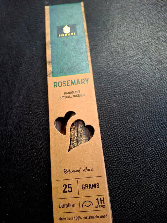 SONAVI - Rosemary Nature's Collection: All Natural Incense Sticks 25 grams