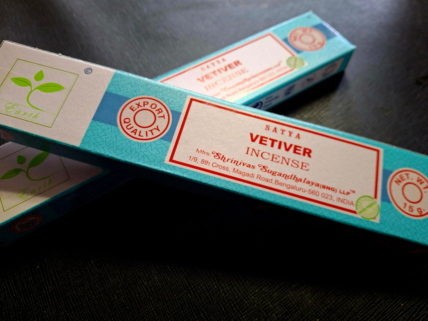 Satya Earth Incense -Vetiver(15g)