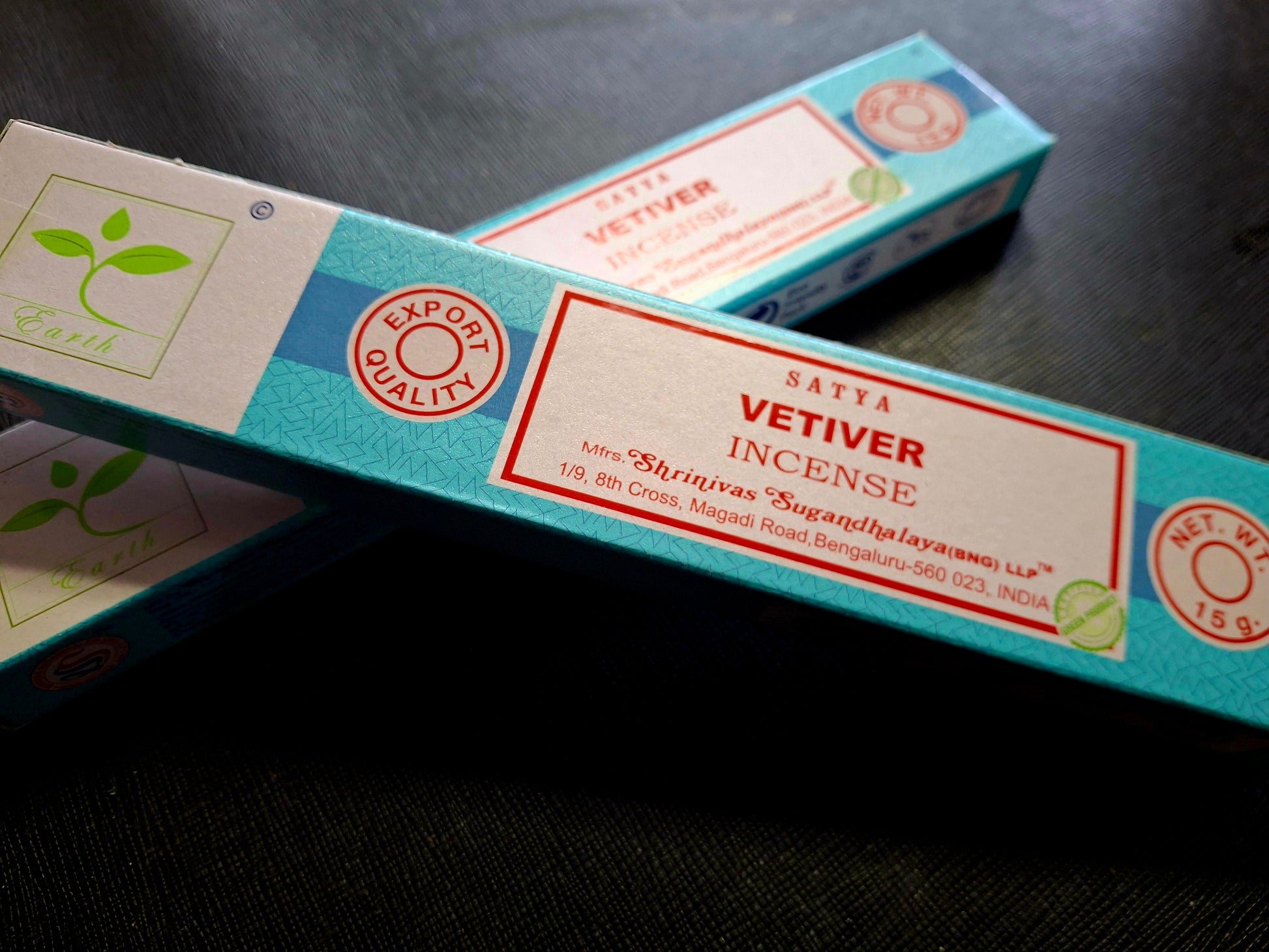 Satya Earth Incense -Vetiver(15g)