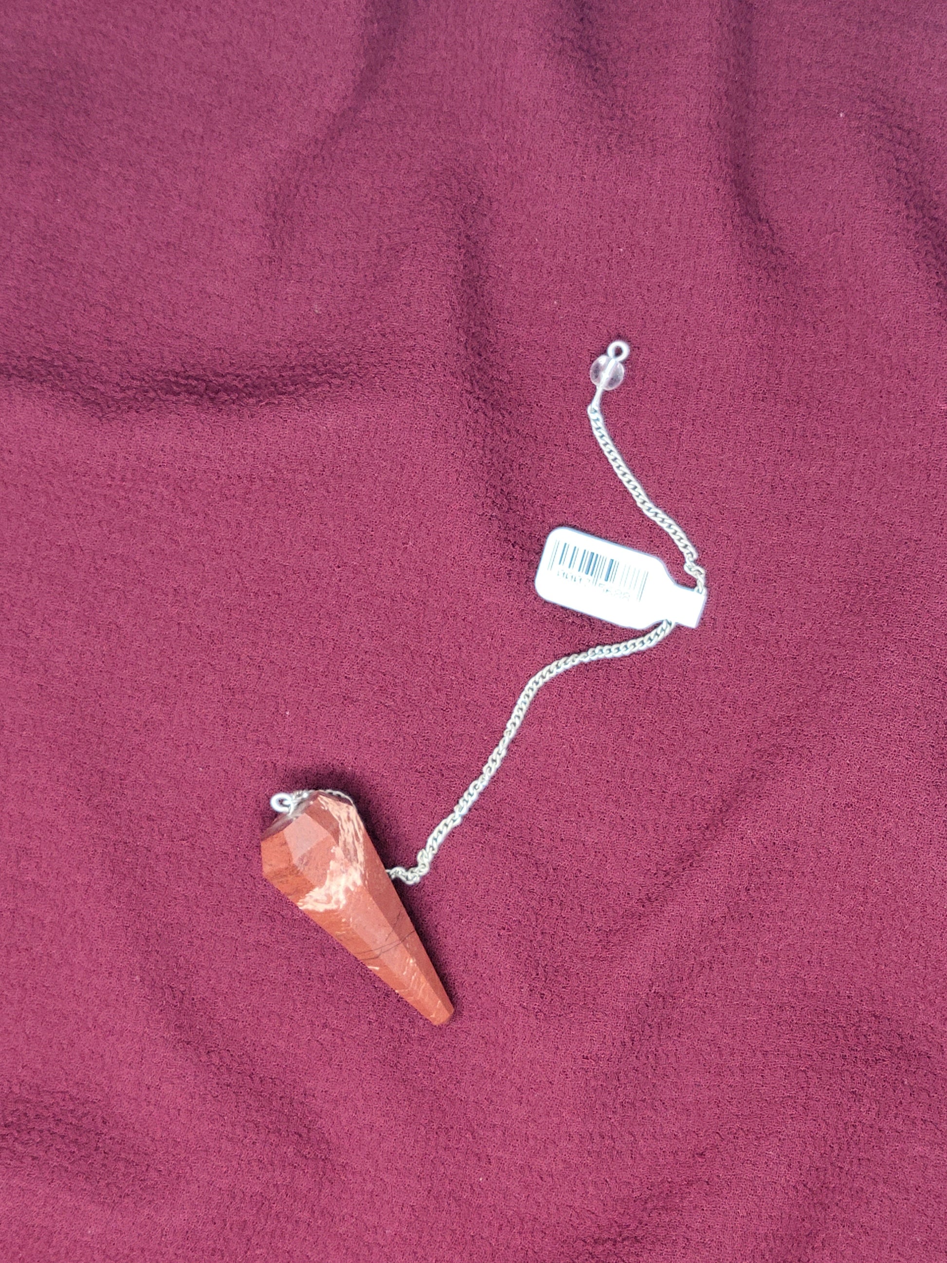 Snake Skin Agate Gemstone Pendulum