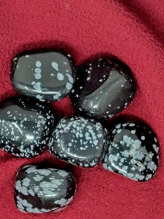 Snowflake Obsidian Tumbled (A Grade Large)