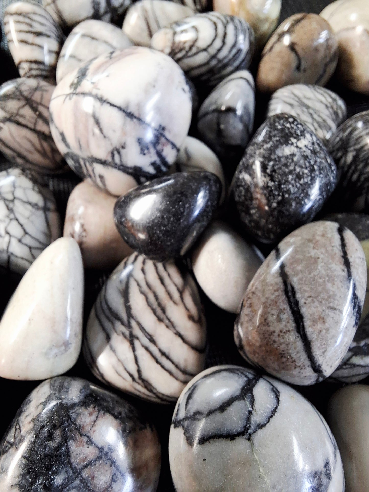 Spider Web Jasper (Tumbled)