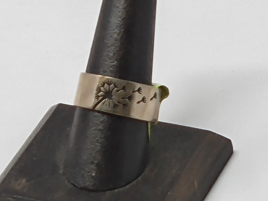 Sterling Silver Designer Rings Dandelion Ring 9