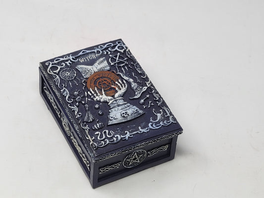 Storage Box - Resin Book Of Spells
