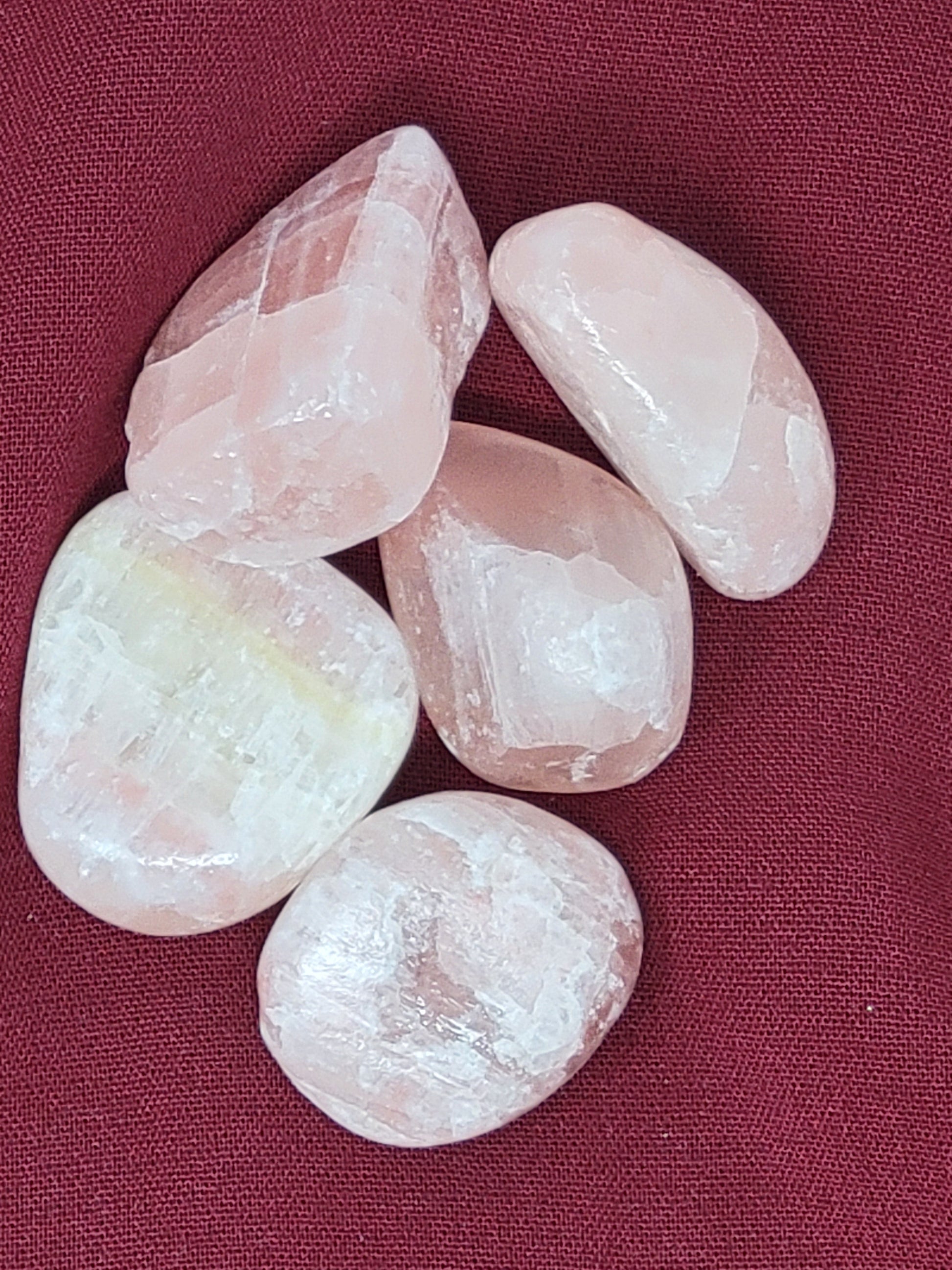 Strawberry Calcite Tumbled