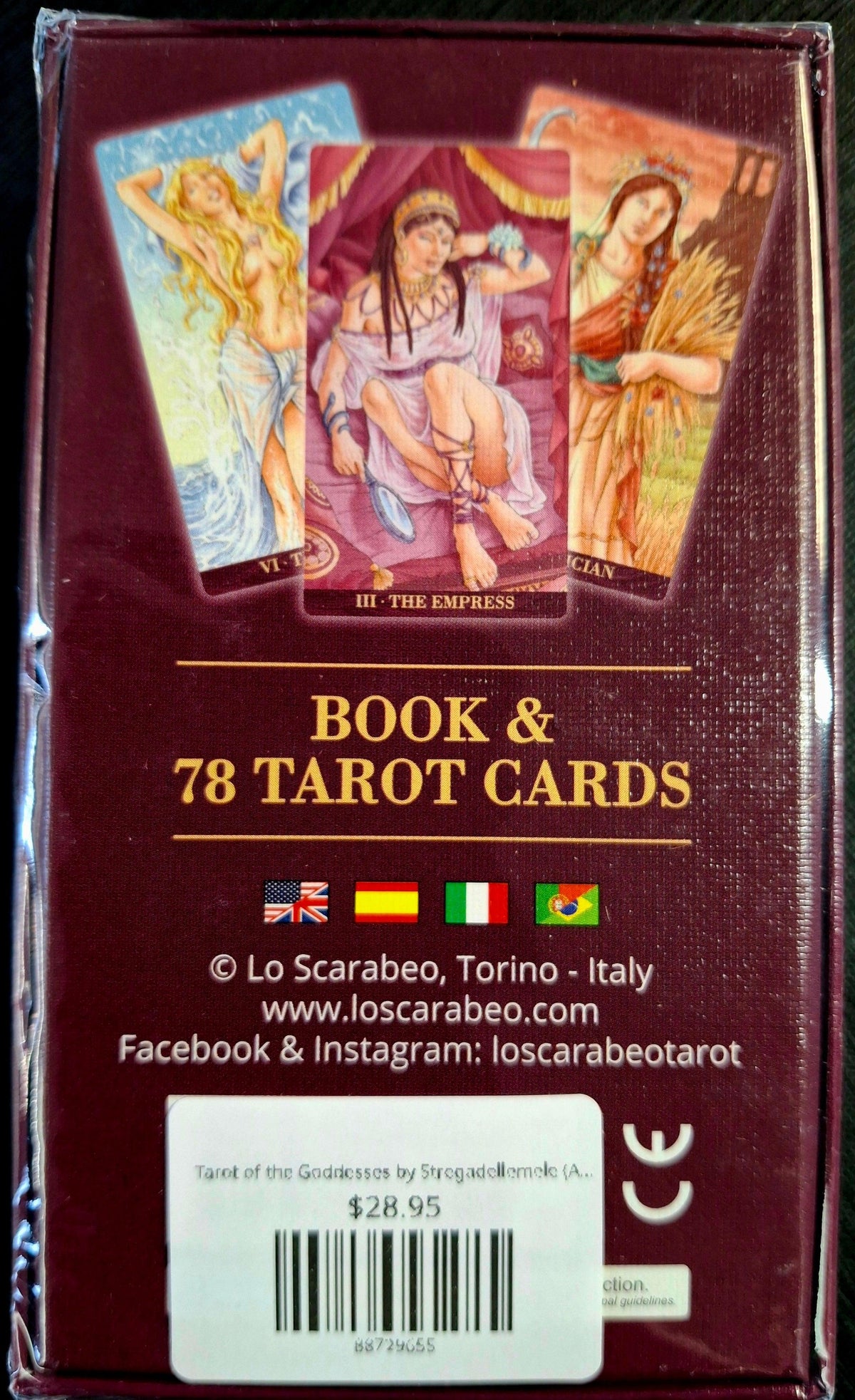 Tarot of the Goddesses by Stregadellemele (Author), Antonella Platano (Author)
