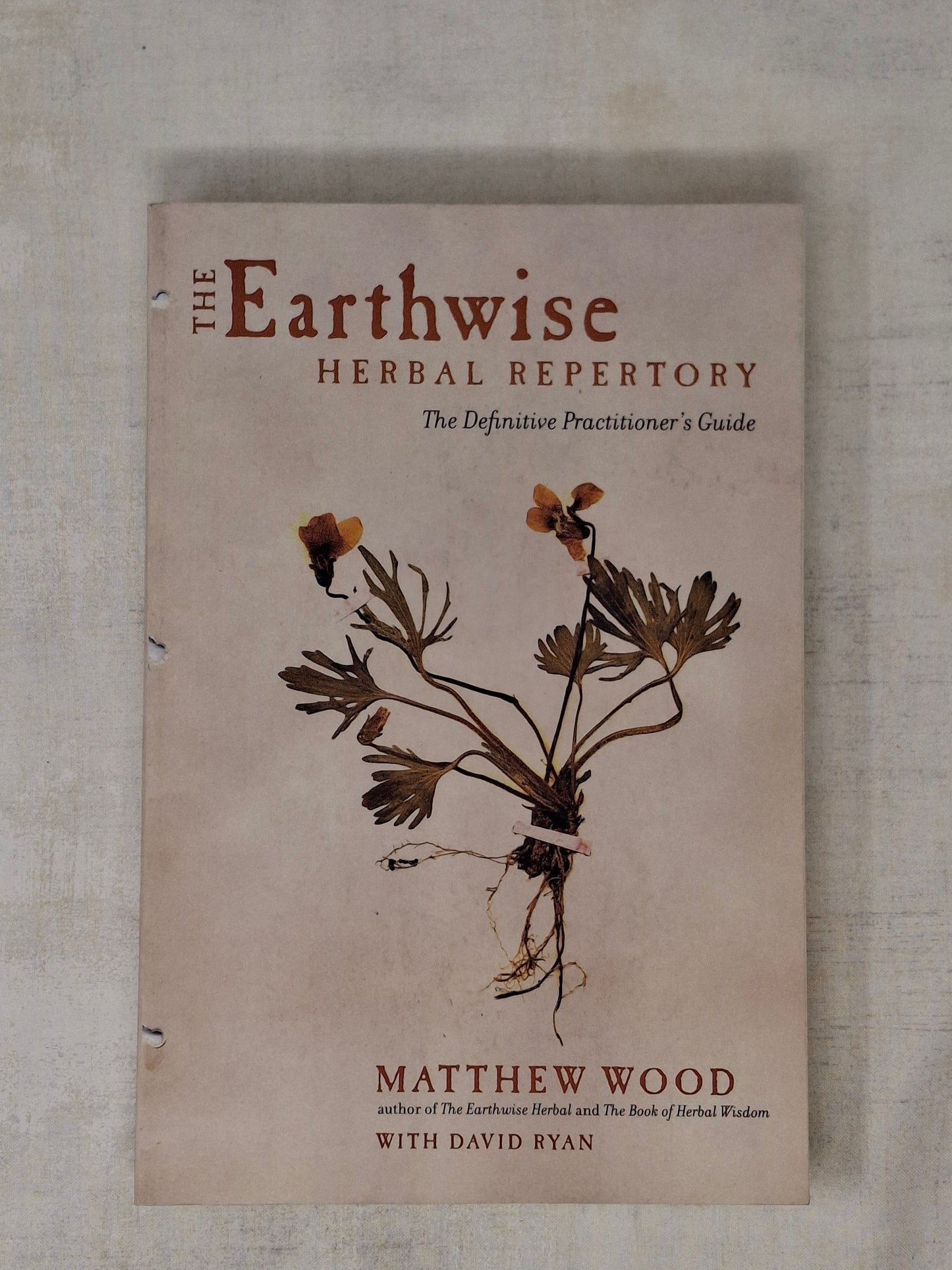 The Earthwise Herbal Repertory The Definitive Practitioner's Guide By Matthew Wood Contributions by David Ryan