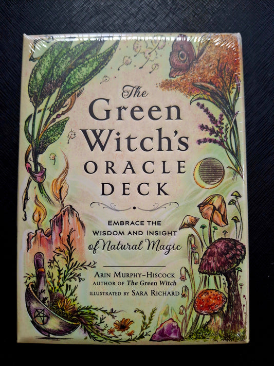 The Green Witch's Oracle Deck Embrace the Wisdom and Insight of Natural Magic Part of Green Witch Witchcraft Series By Arin Murphy-Hiscock Illustrated by Sara Richard