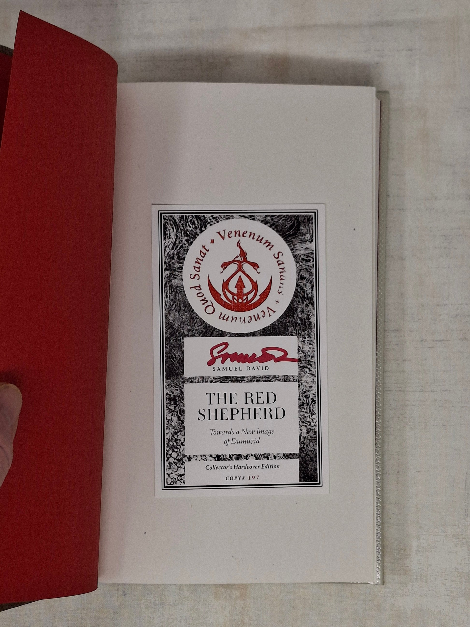 The Red Shepherd by Samuel David(Collectors Edition)