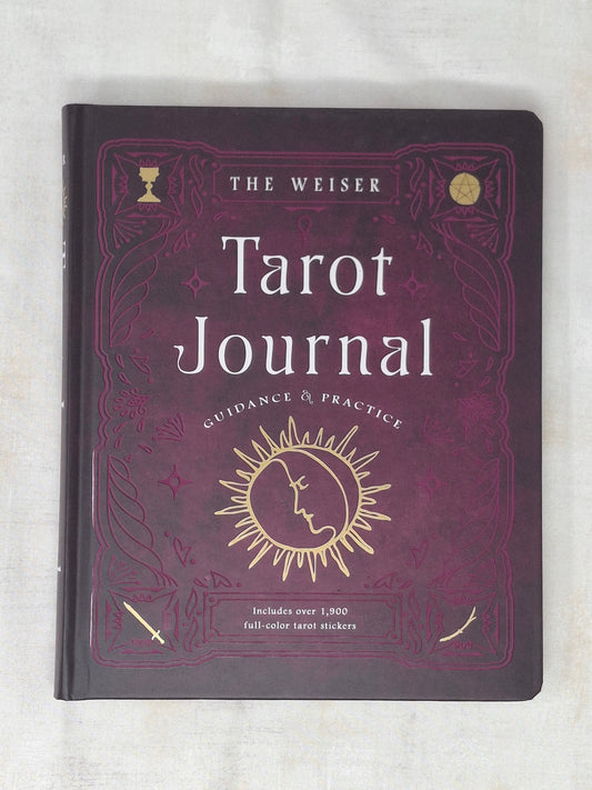 The Weiser Tarot Journal Guidance and Practice (for use with any Tarot deck—includes 208 specially designed journal pages and 1,920 full-color Tarot stickers to use in recording your readings)