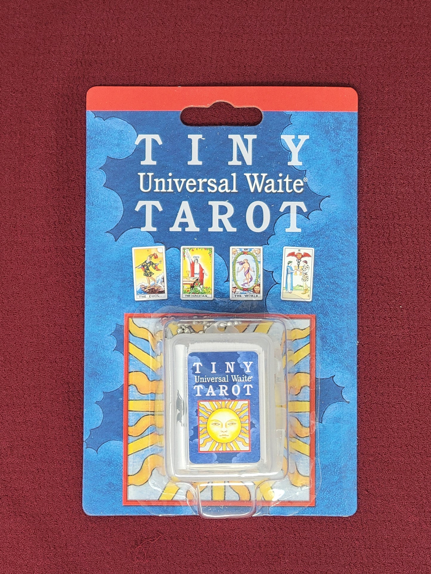 Tiny Universal Waite Tarot Keychain