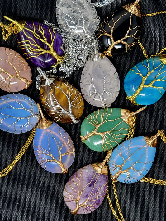 Tree of Life Wire Wrapped Necklace