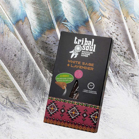 Tribal Soul Incense Backflow (White Sage & Lavender)