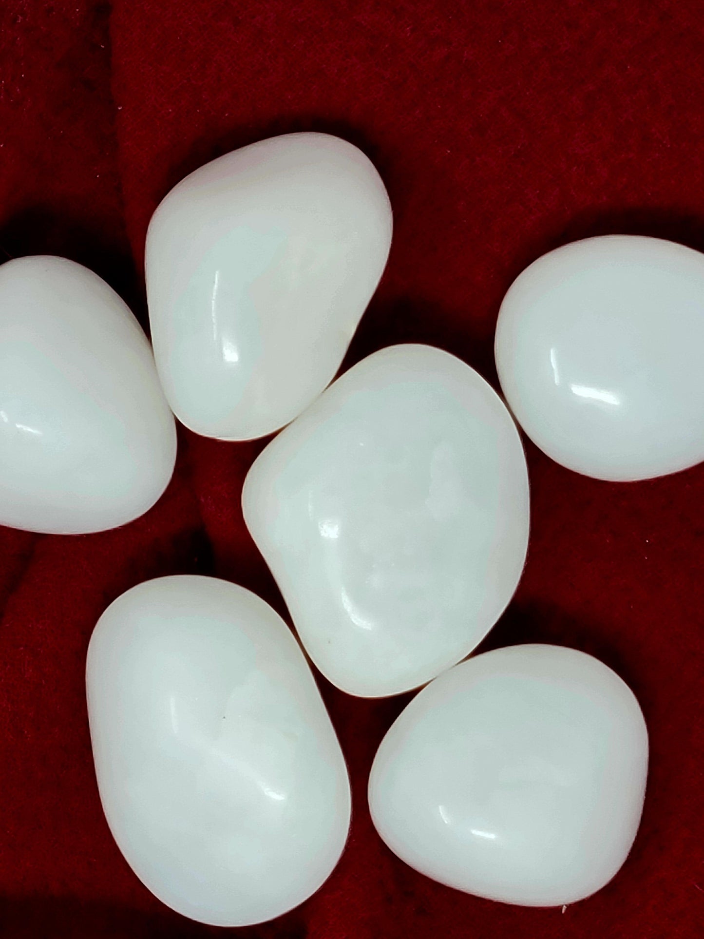 White Agate Tumbled