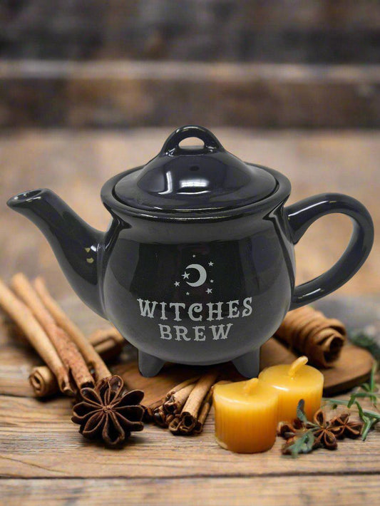 Witches Brew Ceramic Black Tea Pot