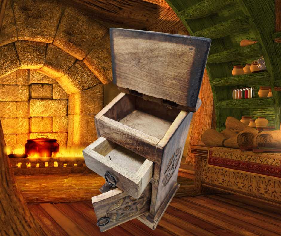 Wooden Storage Almirah (Pentacle)