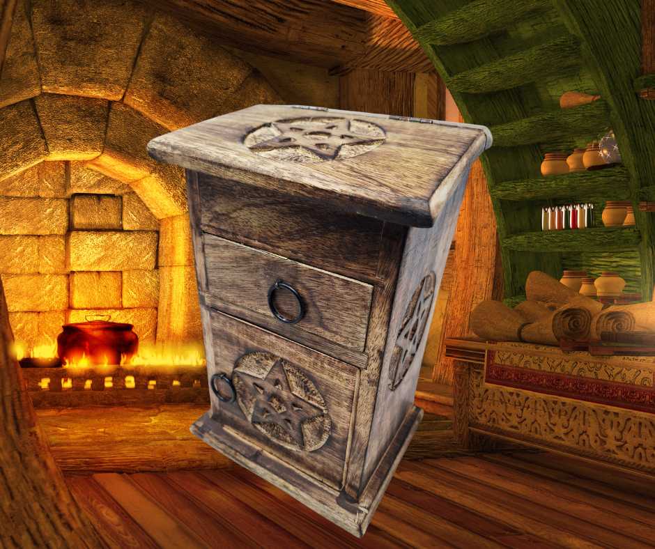 Wooden Storage Almirah (Pentacle)