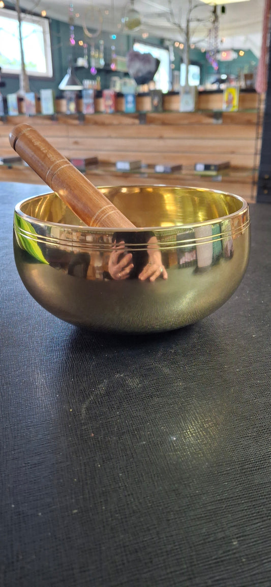 Solid Brass Singing Bowl 6"