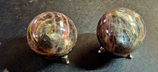 Black Moonstone Sphere 63.5mm