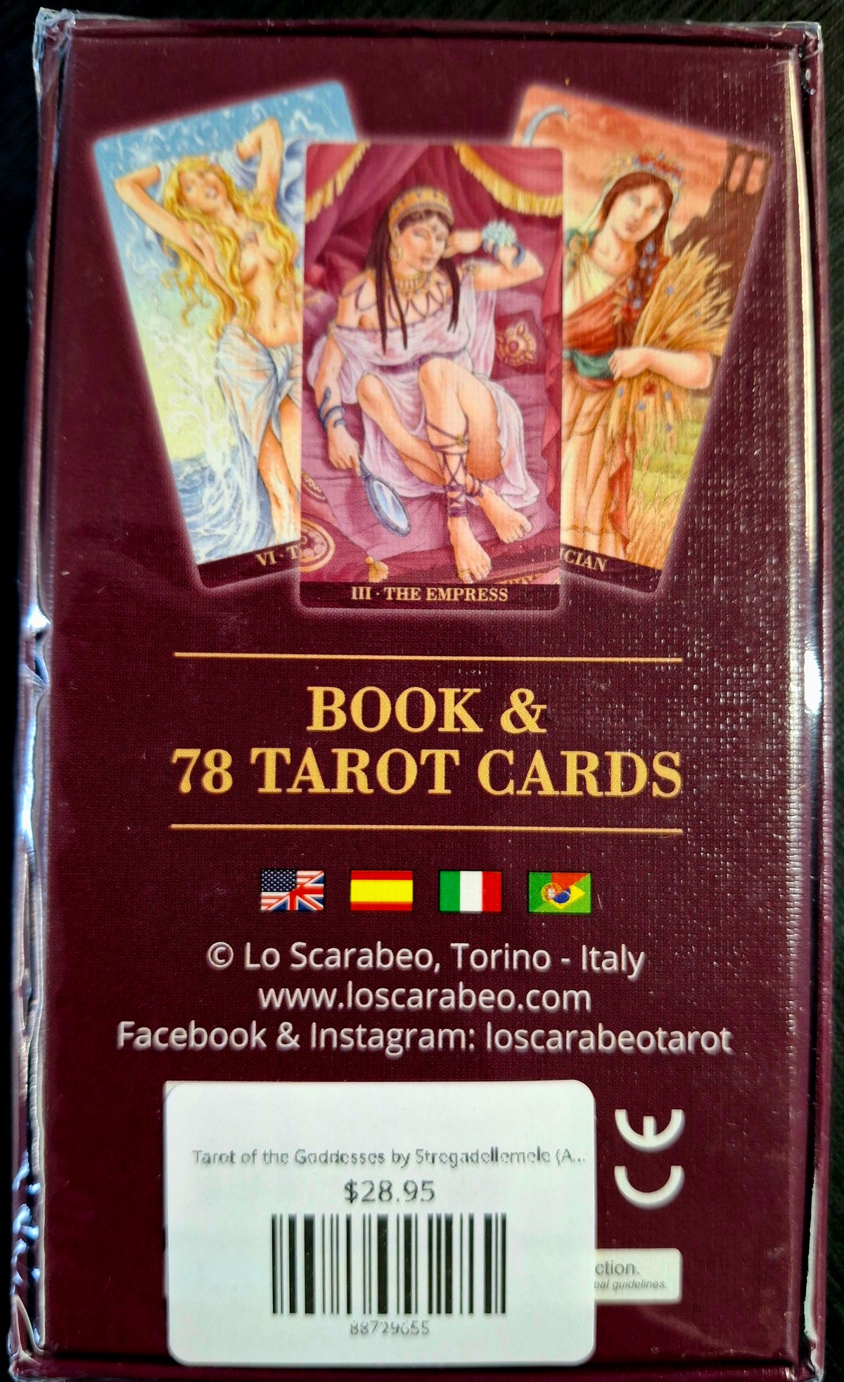 Tarot of the Goddesses by Stregadellemele (Author),  Antonella Platano (Author)