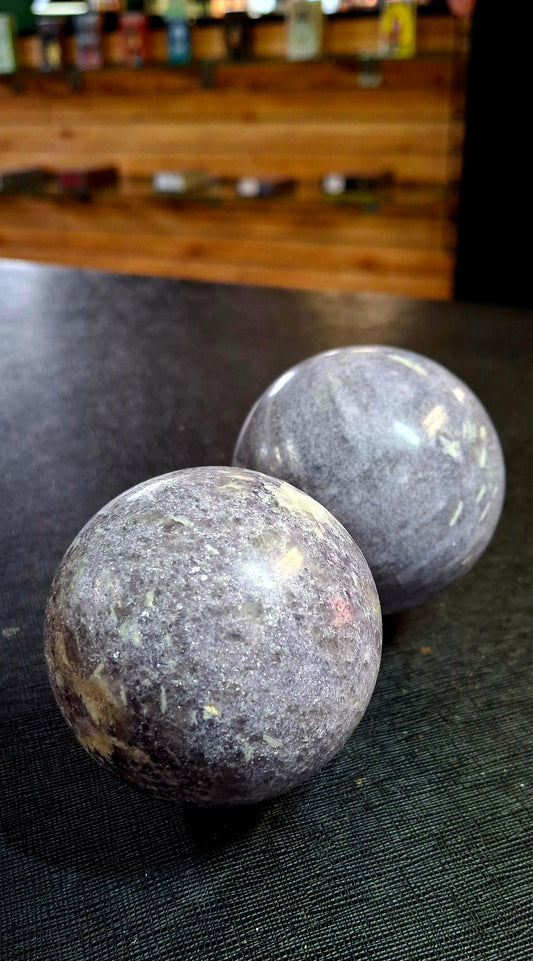Lepidolite Spheres