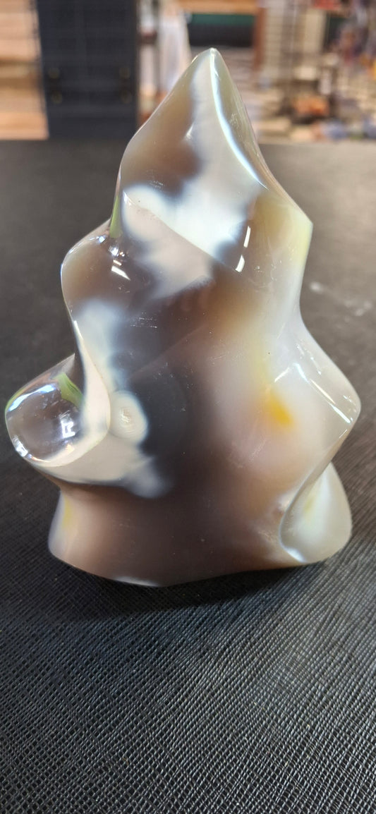 Orca Agate Flame