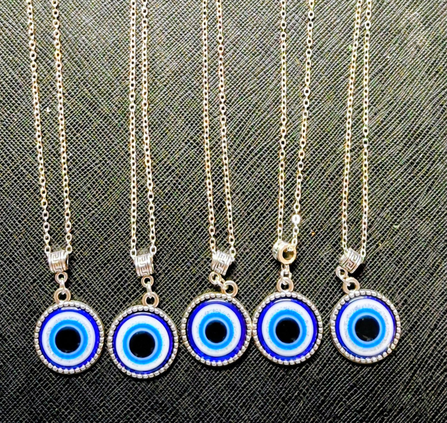 Evil Eye bead Pendant Necklace with chain